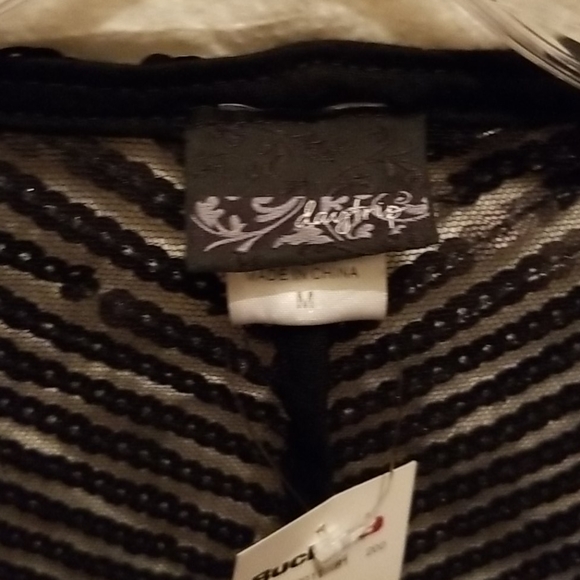 Daytrip Sequin Short Kimono - Picture 3 of 4